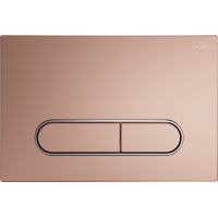 Ovládacie tlačidlo splachovadla Mexen Fenix 11 - rose gold - dvojčinné - plastové, 601105