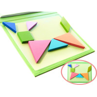 KIK Drevený magnetický tangram