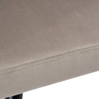 Jedálenské kresielko ASTON Velvet - toupe