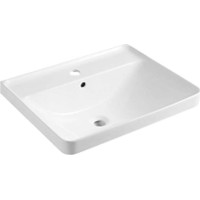 Nábytkové umývadlo - 61x47, 5x20, 5 cm - biele