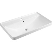 Nábytkové umývadlo - 81x47, 5x20, 5 cm - biele