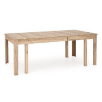 Jedálenský stôl SWEN - 160(300)x90x76 cm - rozkladací - dub craft