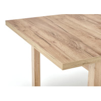 Jedálenský stôl TEO 3 - 90(125)x90x77 - rozkladací - dub craft