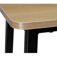 Barová stolička KENT Modern Oak - buk/čierna
