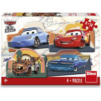 DINO Puzzle Cars: Na ceste 4x54 dielikov