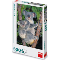 DINO Puzzle Koaly na strome 500 dielikov