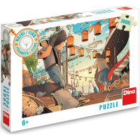 DINO Puzzle Nájdi 10 predmetov: Prístav XL 300 dielikov