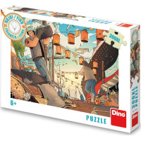 DINO Puzzle Nájdi 10 predmetov: Prístav XL 300 dielikov