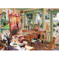 RAVENSBURGER Puzzle Moje útočisko č.11: Záhradný ateliér 1000 dielikov