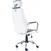 Kancelárska stolička IRIS - šedá/biela