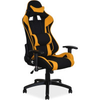 Herná stolička VIPER - čierna / žltá