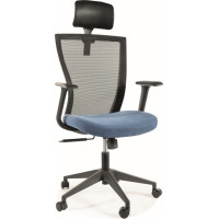 Kancelárska stolička WINNIE - čierna / modrá