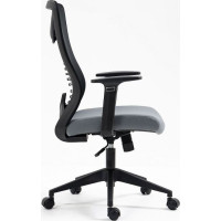 Kancelárska stolička QUESTA - šedá / čierna
