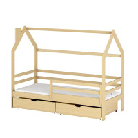 Detská Domčekové posteľ LILIE so zásuvkami - 200x90 cm