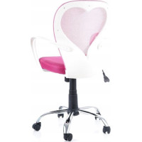 Detská otočná stolička DAISY - ružová