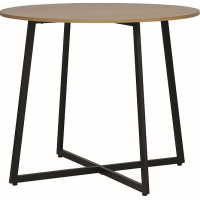 Jedálenský stôl LUNA - 90x76 cm - dub/čierny