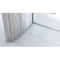 Spádová lišta do sprchovacieho kúta - 100 cm - inox