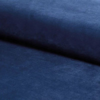 Jedálenská stolička KIM Velvet - tmavo modrá / čierna