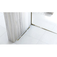 Spádová lišta do sprchovacieho kúta - 100 cm - zlatá