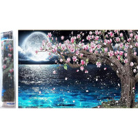 Norimpex Diamantové maľovanie Magnólia 80x40 cm