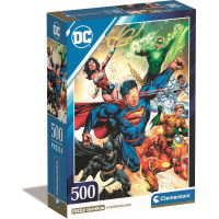 CLEMENTONI Puzzle DC Comics: Liga Spravodlivosti 500 dielikov