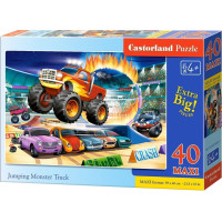 CASTORLAND Puzzle Skákajúce Monster Truck MAXI 40 dielikov