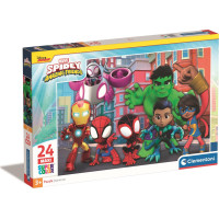 CLEMENTONI Puzzle Spidey a jeho úžasní priatelia MAXI 24 dielikov