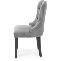 Jedálenská stolička MIYA - čierna / sivá