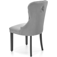 Jedálenská stolička MIYA - čierna / sivá