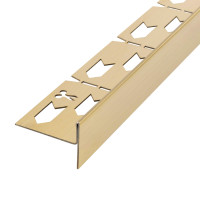 Spádová lišta do sprchovacieho kúta - 120 cm - brúsená zlatá