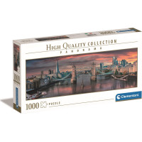 CLEMENTONI Panoramatické puzzle Cez rieku Temžu 1000 dielikov