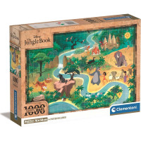 CLEMENTONI Puzzle Story Maps: Kniha džunglí 1000 dielikov
