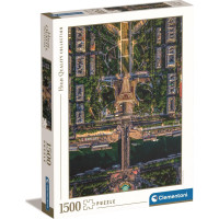 CLEMENTONI Puzzle Let nad Parížom 1500 dielikov