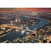 CLEMENTONI Puzzle Letecký pohľad na Londýn 2000 dielikov