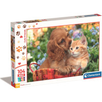 CLEMENTONI Puzzle Roztomilí kamaráti MAXI 104 dielikov