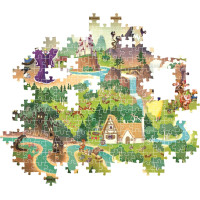 CLEMENTONI Puzzle Story Maps: Snehulienka 1000 dielikov