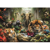 CLEMENTONI Puzzle Tajuplná džungľa 1000 dielikov