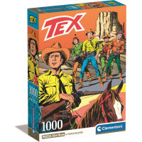 CLEMENTONI Puzzle Tex: Na starom západe 1000 dielikov