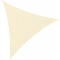 Tieniaca trojuholníková plachta 4x4x4 m - béžová