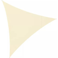 Tieniaca trojuholníková plachta 3x3x3 m - béžová