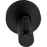 Kúpeľňový vešiak na uteráky REA BULK - čierny matný