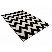 Kusový koberec Maroko 891 - čiernobiely - 180x260 cm