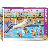 EUROGRAPHICS Puzzle Bláznivý deň pri bazéne XL 500 dielikov