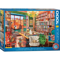 EUROGRAPHICS Puzzle Stará knižnica 1000 dielikov