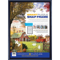 EUROGRAPHICS Smart puzzle Čierny hliníkový klaprám na puzzle 48,89x67,63cm