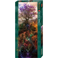 HEYE Vertikálne puzzle Enigma Trees: Horčíkový strom 1000 dielikov