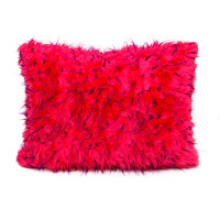 Obliečka na vankúš FLUFFY 40x50 cm - ružová/fuchsiová