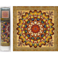 Norimpex Diamantové maľovanie 7D Zlatá mandala 30x30 cm