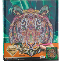 GRAFIX Diamantové maľovanie na ráme Tiger 30x30 cm