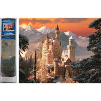 Norimpex Diamantové maľovanie Neuschwanstein v zime 30x40 cm